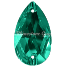 RG Pear Sew On - Emerald